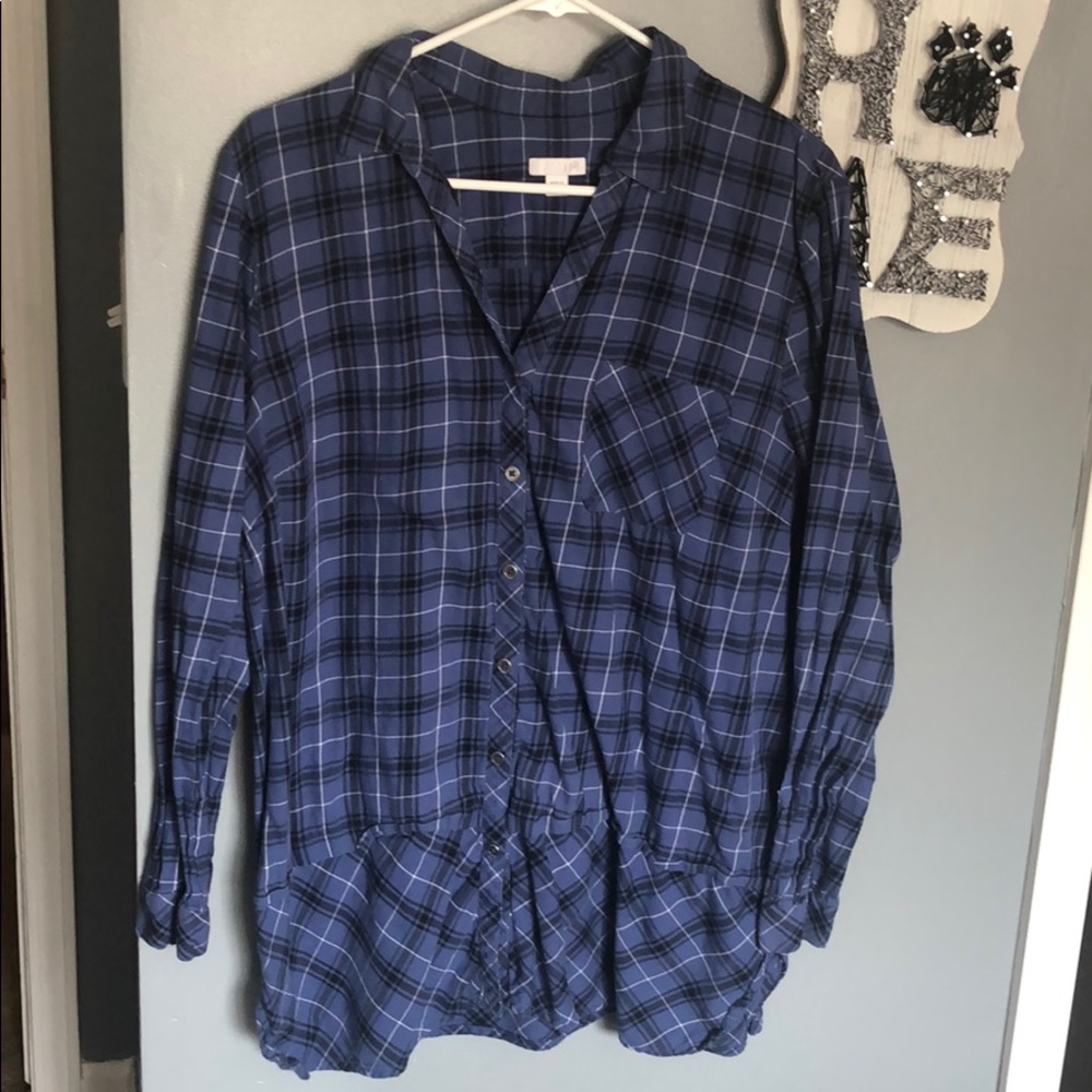 J. Jill plaid tunic